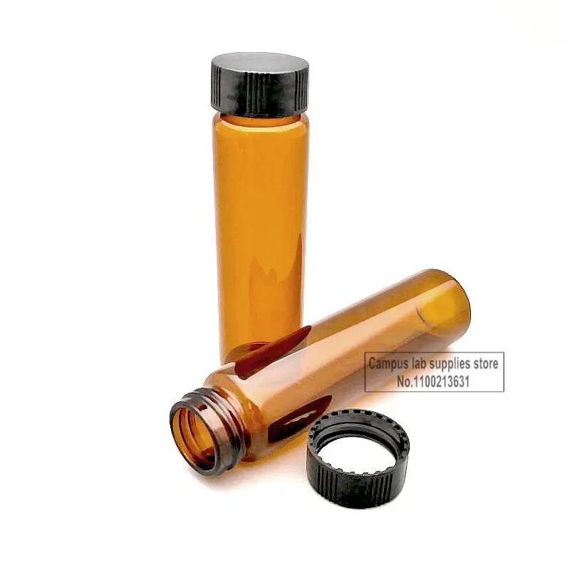 Laboratory 2ml To 100ml Amber Low Borosilicate Medicinal Glass Screw-top Reagent Sample Bottle for Chemical Experiment