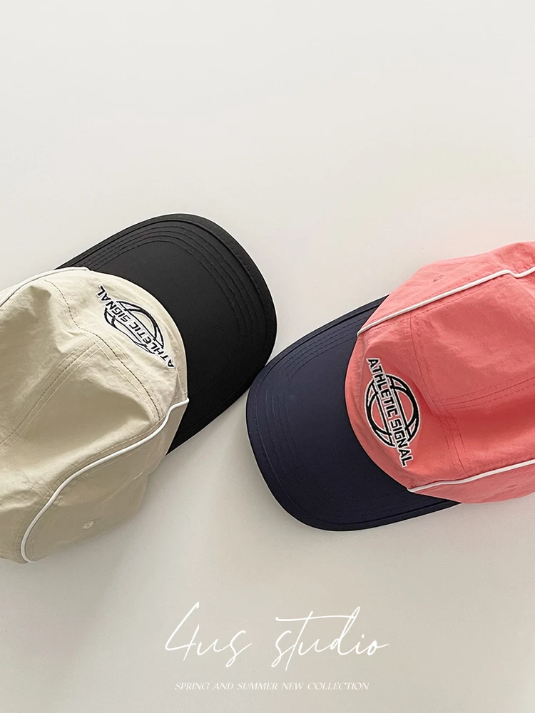 

Color matching quick-drying baseball cap women's deep top wide brim summer outdoor sunshade cap men show small face