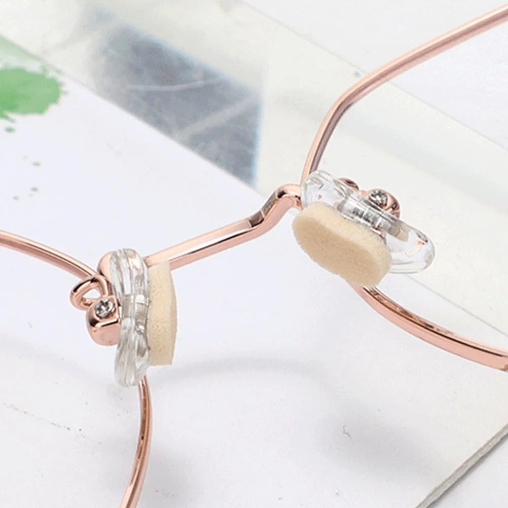 

40Pairs Eyeglasses Nose Pads Non-Slip Sponge Pad Lightweight Design Reduces Nose Pressure Ideal for Sighted Users Glasses