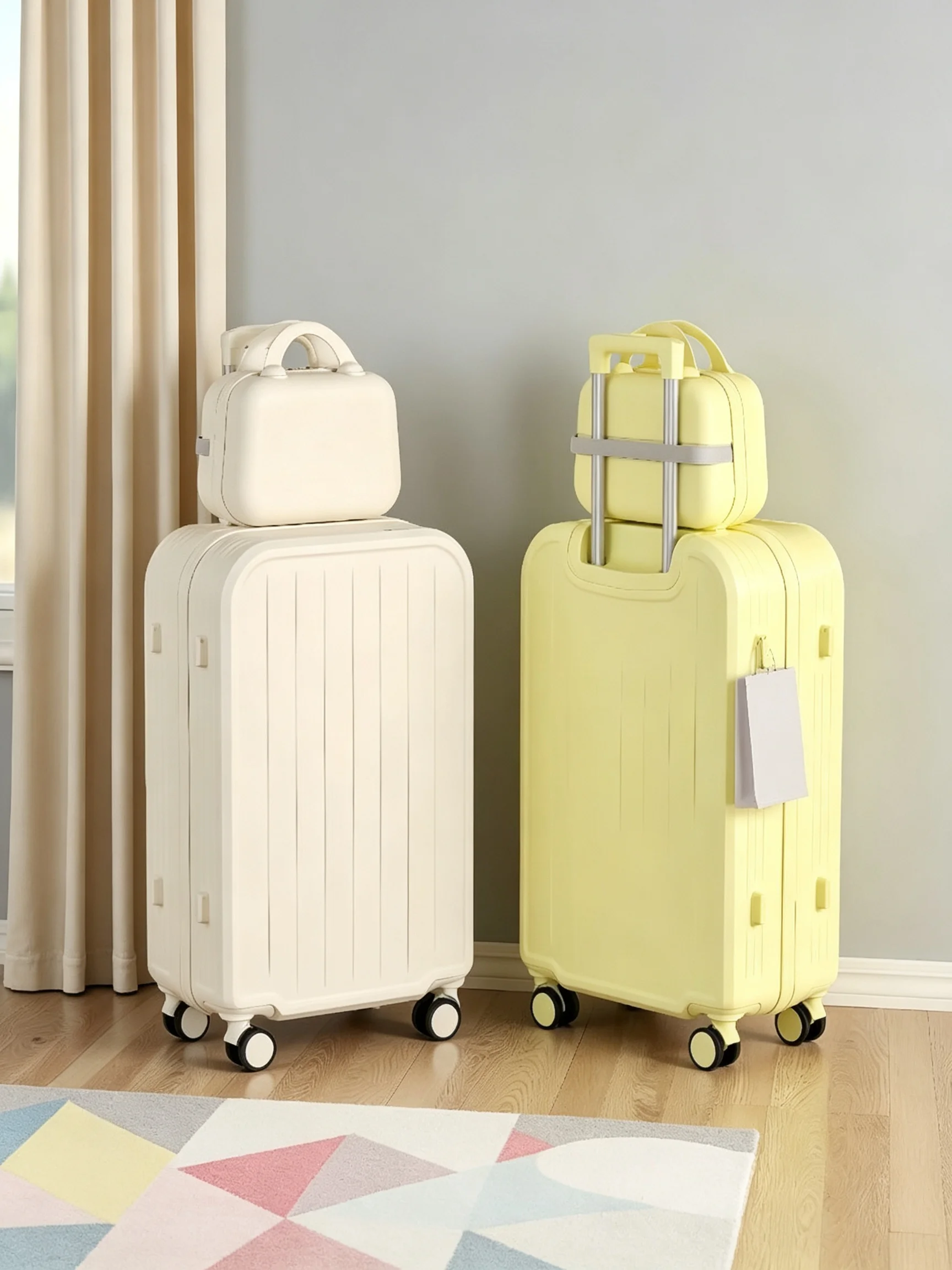 luggage-carry-on-28-inch-women's-password-lock-carry-on-suitcase-large-capacity-travel-bag-with-thickened-aluminum-handle