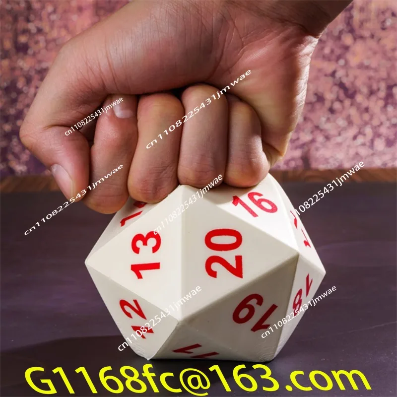 Foam Dice Decompression Dice Artifact Oversized Dice D20 Solid Foam Big Color