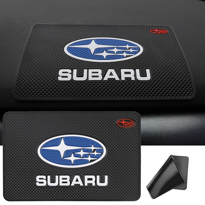 1Pcs PVC Car Dashboard Anti Slip Mat Silicone Pad For Subaru STI Forester Impreza Legacy Outback XV BRZ WRX