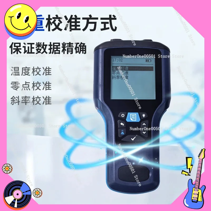 Portable Water Quality Analyzer for pH Conductivity DO Turbidity Residual Chlorine COD Ammonia Nitrogen Chlorophyll Handheld