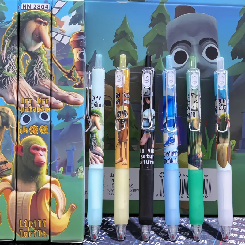 قلم جل تونغ تونغ صحور انقر فوق قلم هدية الطالب القرطاسية قلم جل إبداعي ناعم وسهل الكتابة بدون قلم مربى الحبر