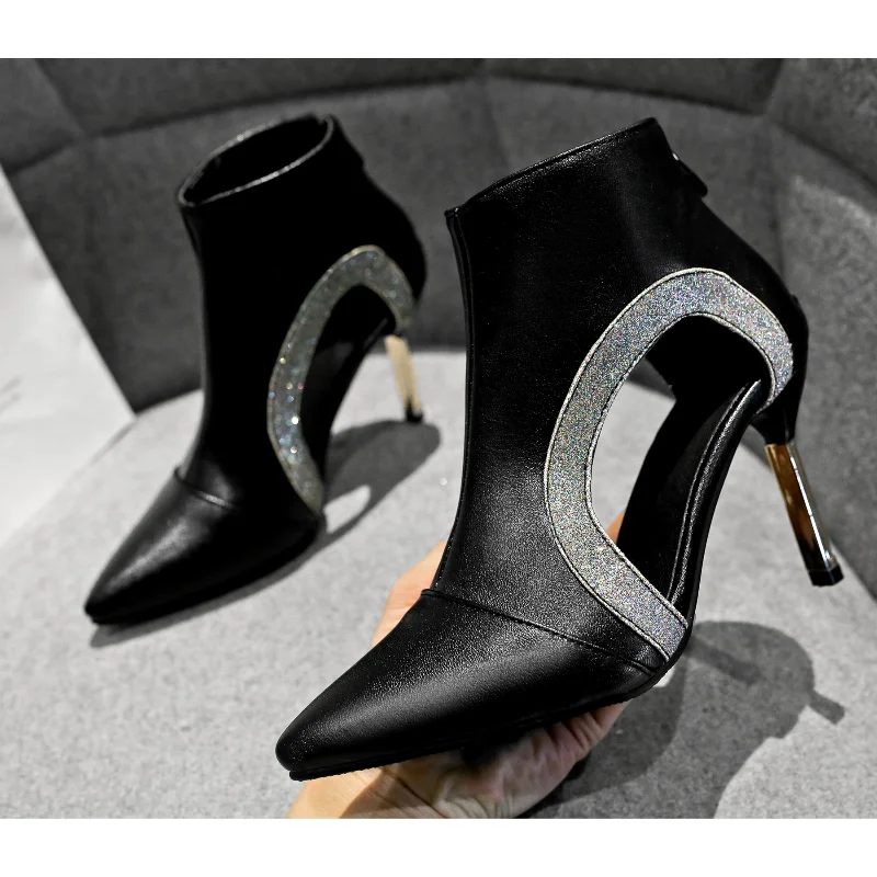2026 Spring/summer New Retro Plaid Low Waist Sexy Slim High-heeled Pointed Shoes Suitable for Office or Party Occasions 6