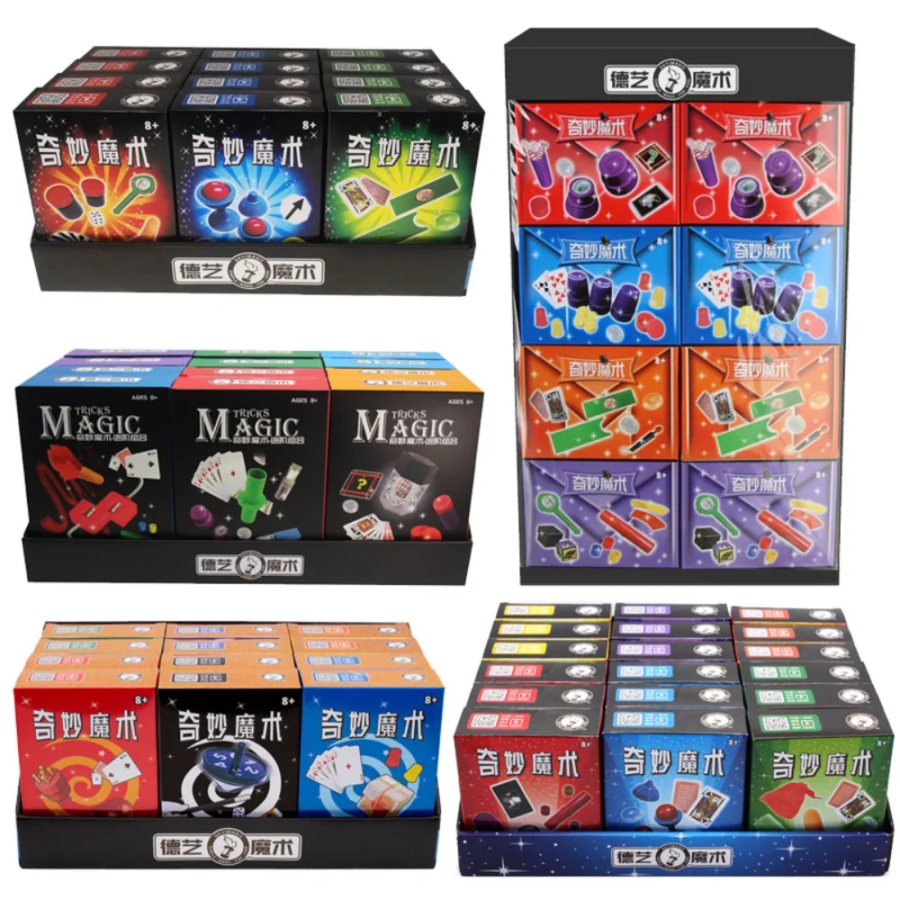 With Instructions Magic Prop Simple Different Types Beginner Magic Set Scan Code Teaching Puzzle Prop for Kids Birthday Gifts