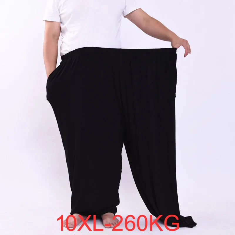 260KG Summer Large Size Pants Waist 230cm 5XL 6XL 7XL 8XL 9XL 10XL Loose Elastic Home Pants 160KG