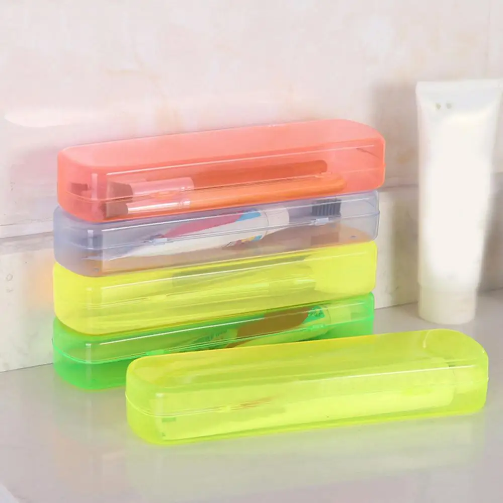 Storage Container Box Holder Protable Outdoor Travel Toothbrush Tooth Paste