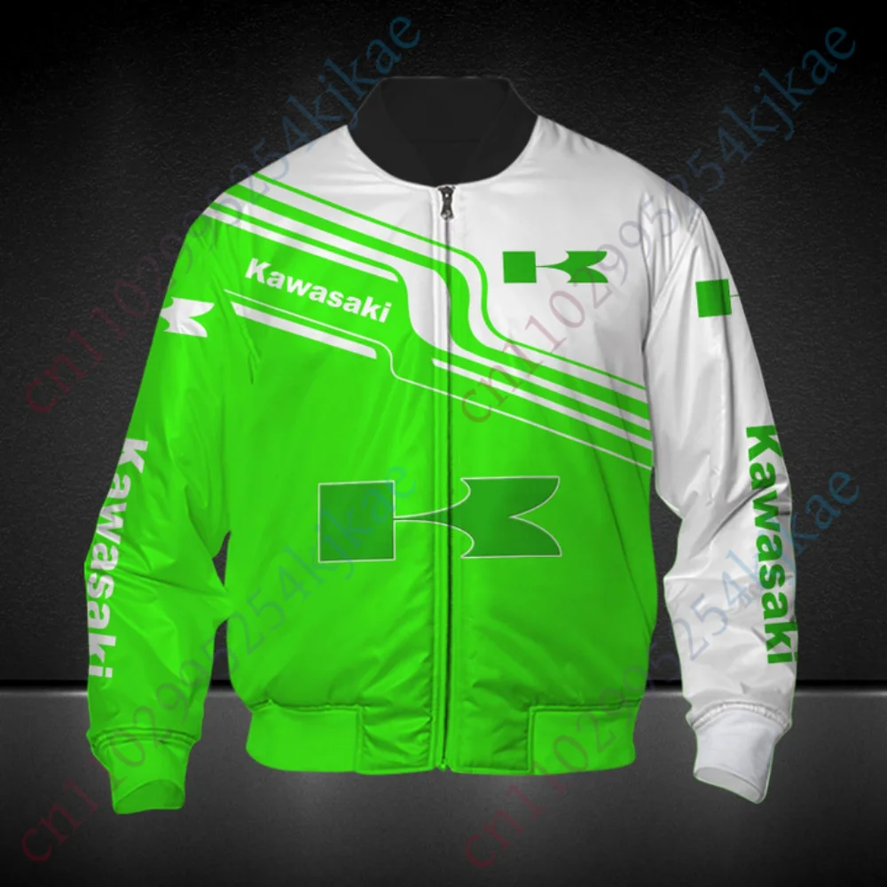 

Kawasaki Jackets for men Casual Coats Windbreaker Men's clothing Baseball uniform Homber jacket Harajuku Streetwear Heavy jacket