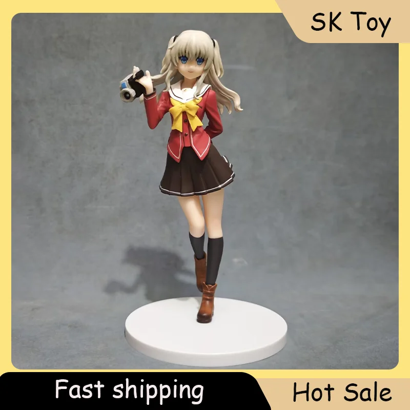 

20 см Шарлотта двумерная фигурка девушки Томори Нао школьная форма аниме фигурка милая статуя модель подарки украшения