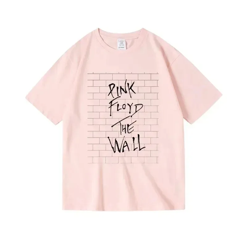 Pink Floyd The Dark Side of the Moon Albumcover Vintage T-Shirt, Unisex 100% Baumwolle Hip-Hop-Stil Damen T-Shirts – Detail 13