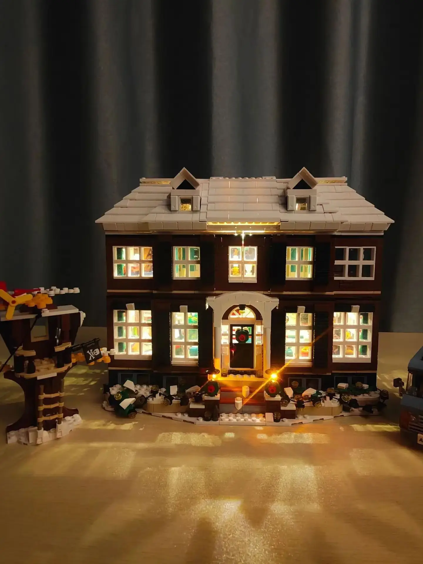 LED-Beleuchtungsset für LEGO Home Alone Kevin 21330 Haus mit Lampen-Ideen, Bausteine nicht enthalten (nur LED-Beleuchtungsset)
