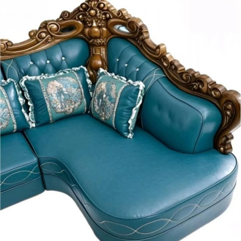 

European sofa U-shaped large apartment European double concubine sofa KTV sofa household living room combination