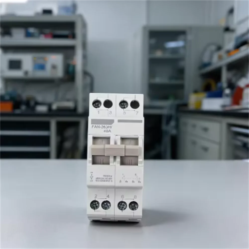 GS219G 63A 4P Manual Changeover Switch DIN Rail Dual Power Transfer Switch 230-400V for Electrical Systems