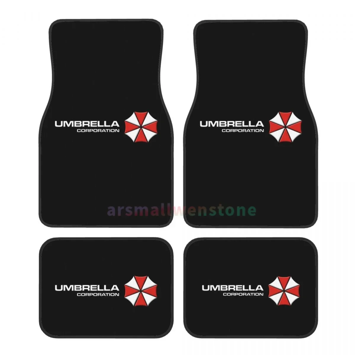 

Alfombrilla terciopelo para el suelo l coche para mujer, accesorio antiincrustante, 4 piezas, estilo Kawaii
