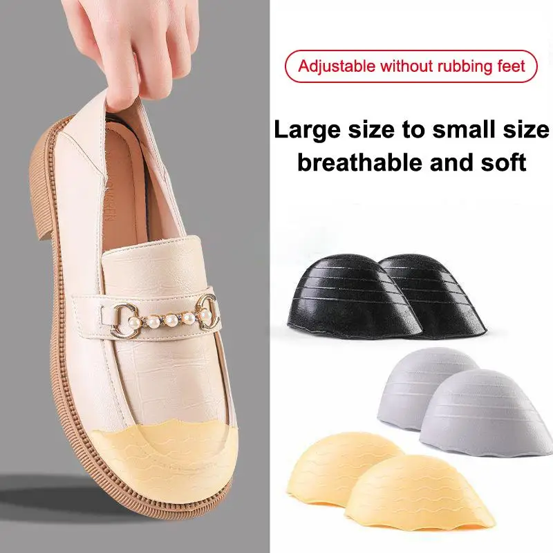Anti-slip Sponge Forefoot Insole Adjustable Shoe Size Toe Pad Forefoot Cushioning Pad To Relieve Pai Women's High-top Insole