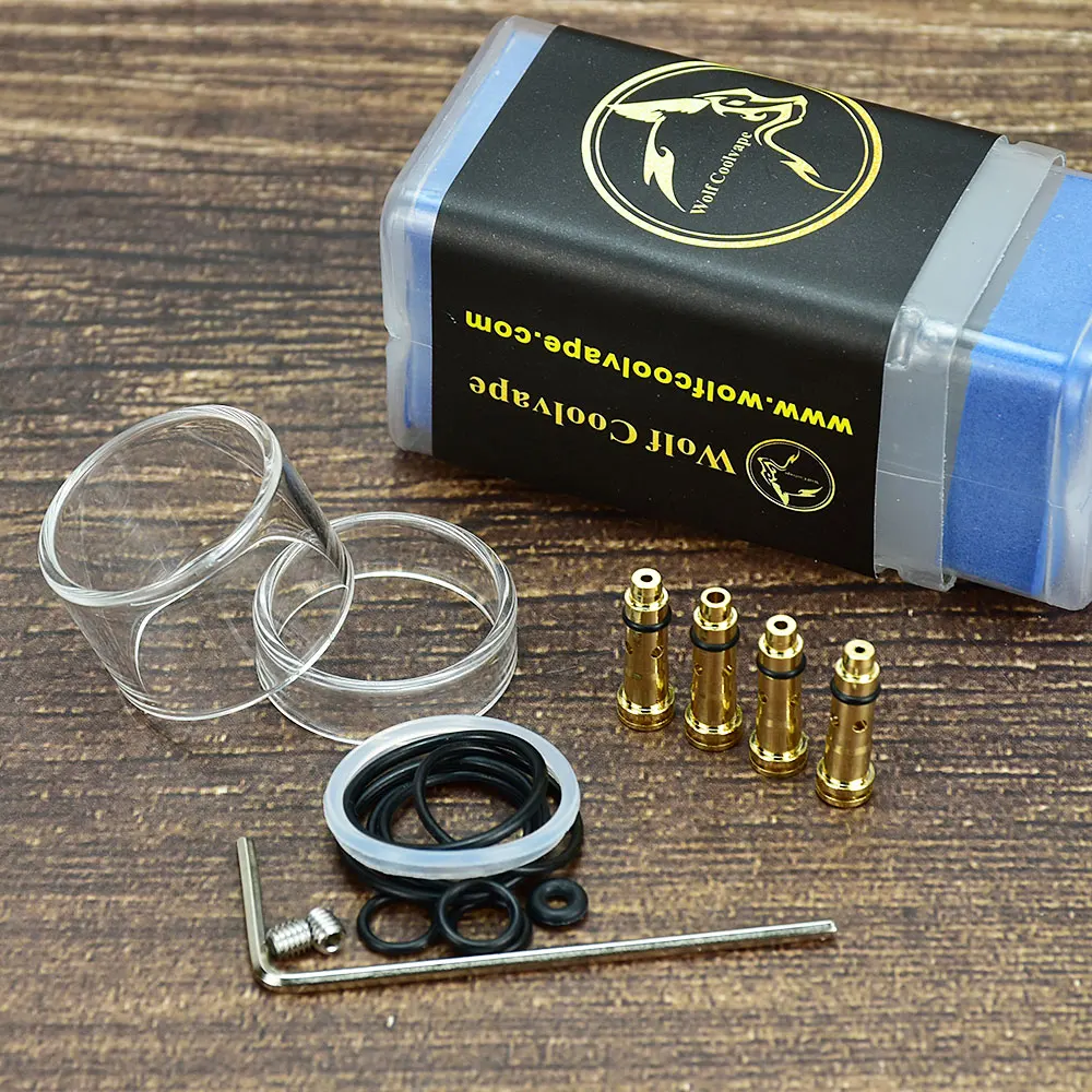 Berserker-Mini V3 MTL Tank glass 510, punta de goteo, pin de aire para Berserker Mini V3 MTL rta