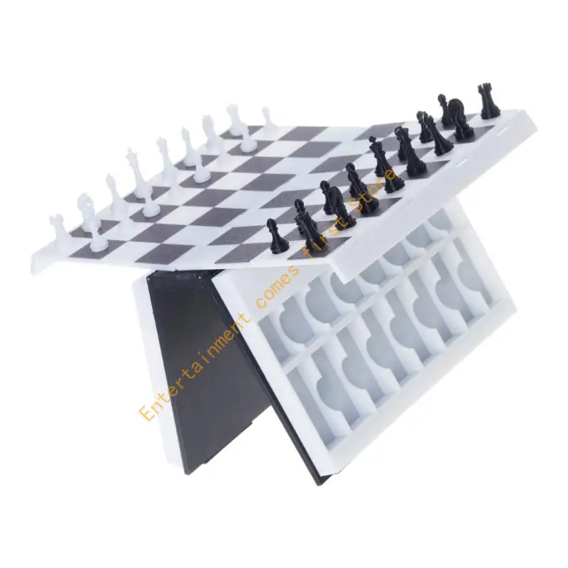 

Educational Chesses Board Game With Folding Book Innovative Design Chesses Board Set Enhances Strategy Skill Kids Adults 55KD
