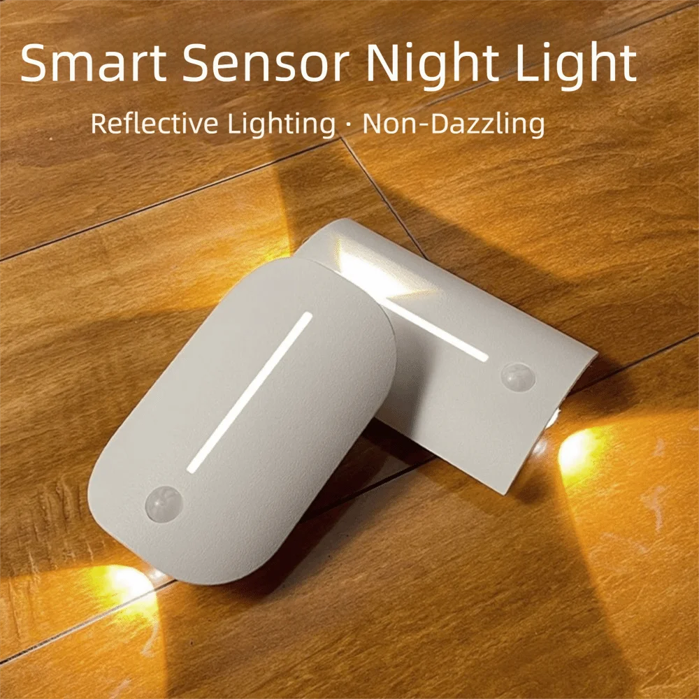 

Eye Friendly Motion Sensor Night Light Soft Lights Adjustable Motion Activated Lights Linkage Stick-on Magnetic Wall Lamp Garage