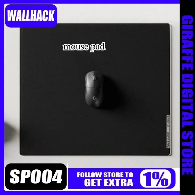 

WALLHACK SP004 Glass Mouse Pad Gaming FPS Tempered Glass Copy Edition Mouse Pad Smooth Mouse Pad Customized Fashion Game Gift