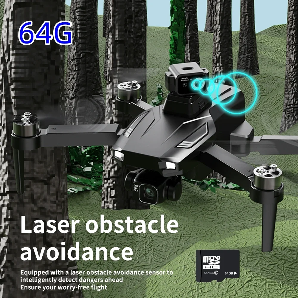 

F204 GPS Drone 4K Professional HD Dual Camera With Screen 5G WIFI 360°Obstacle Avoidance Brushless Quadcopter Rc Drone