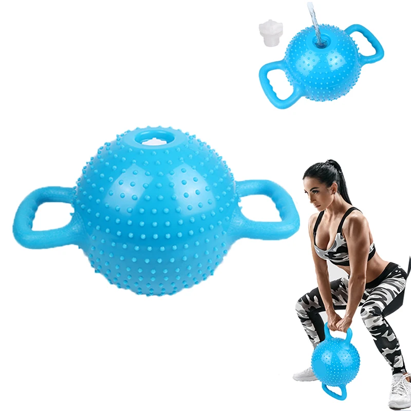 Water Dumbbell Bodybuilding Water-filled Kettlebell Massage Adjustable Dumbbell Yoga Pilates Lifting Woman Strength Home Gym