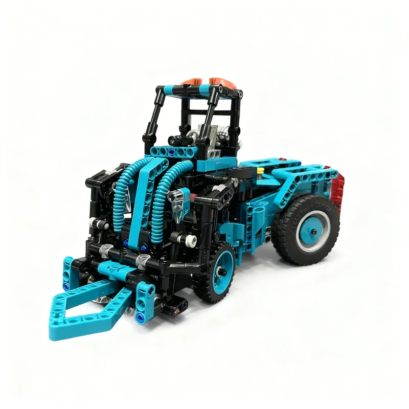 543-pieces-moc-chargeuse-sur-pneus-technique-avec-grappin-modele-de-construction-collection-d'architecture-idee-educative-briques-a-assembler-anniversaire