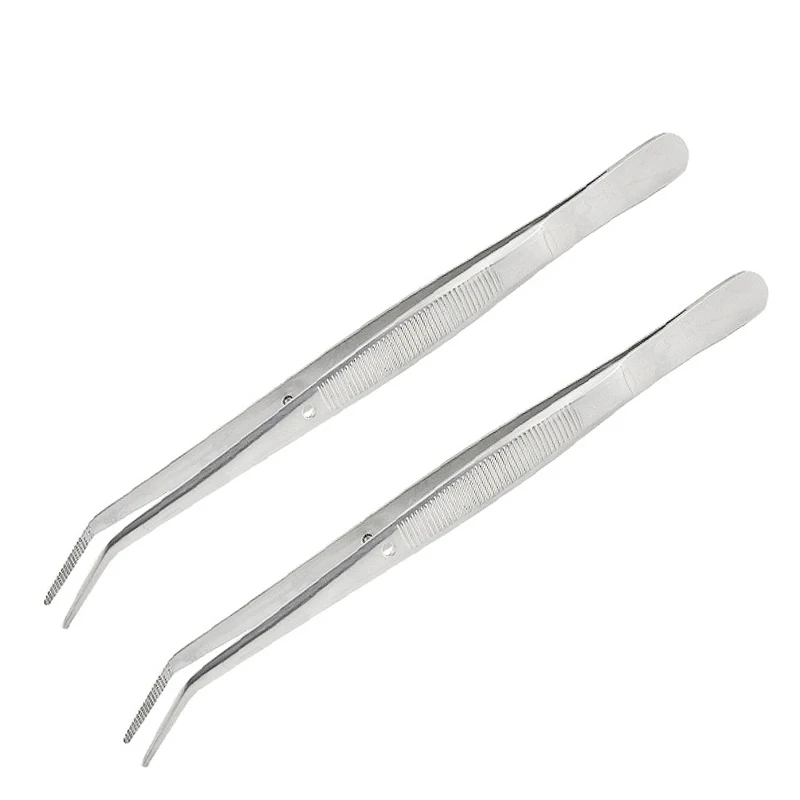 Dental Baumwolle Pinzette Edelstahl Füllung Clip Baumwolle Rolle Nail art Zangen Professionelle Medizinische Chirurgische Instrumente