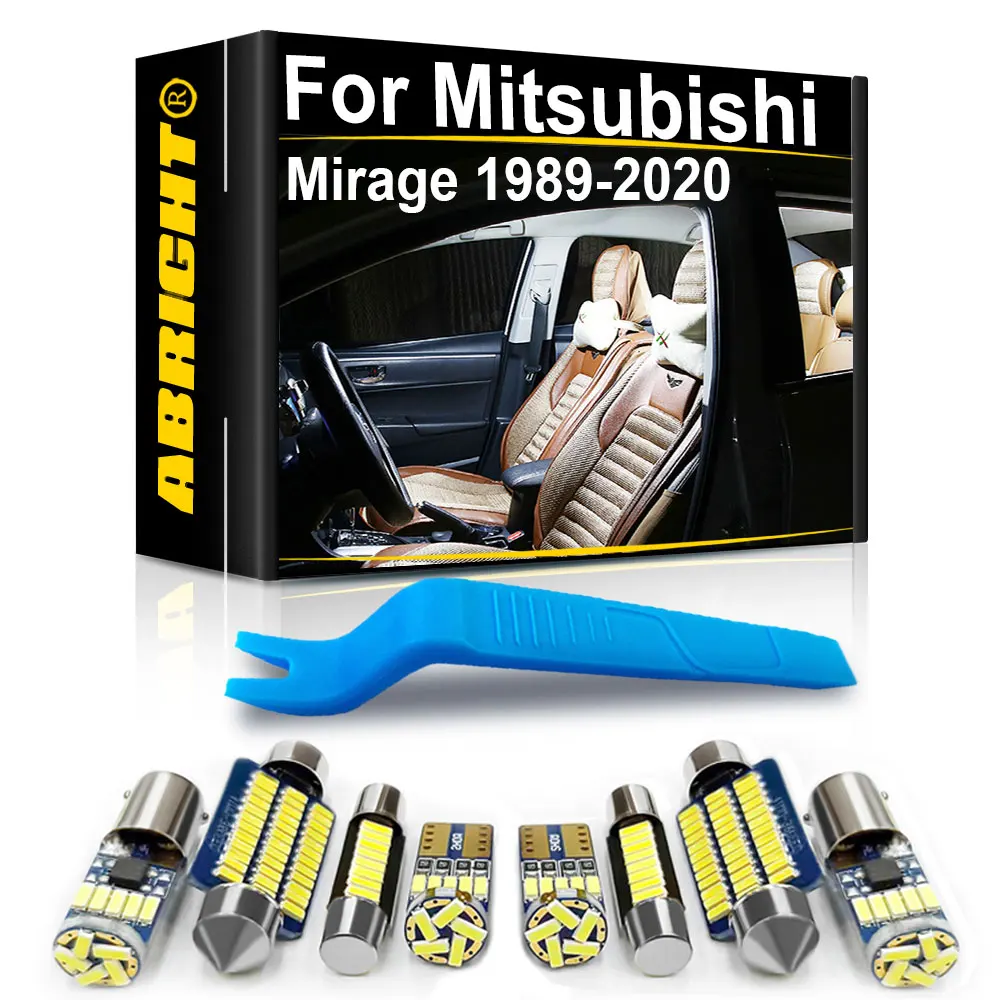 Автомобильный флуоресцентный автобус для Mitsubishi Mirage Hatchback 1989, 2000, 2010, 2014, 2015, 2016, 2017, 2018, 2019, 2020, аксессуары