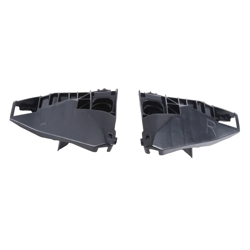 

Новинка-для Toyota FJ Cruiser 2007-2014, детали, 1 пара переднего левого и правого бокового кронштейна бампера, черный пластик 52116-35110 52115-35120