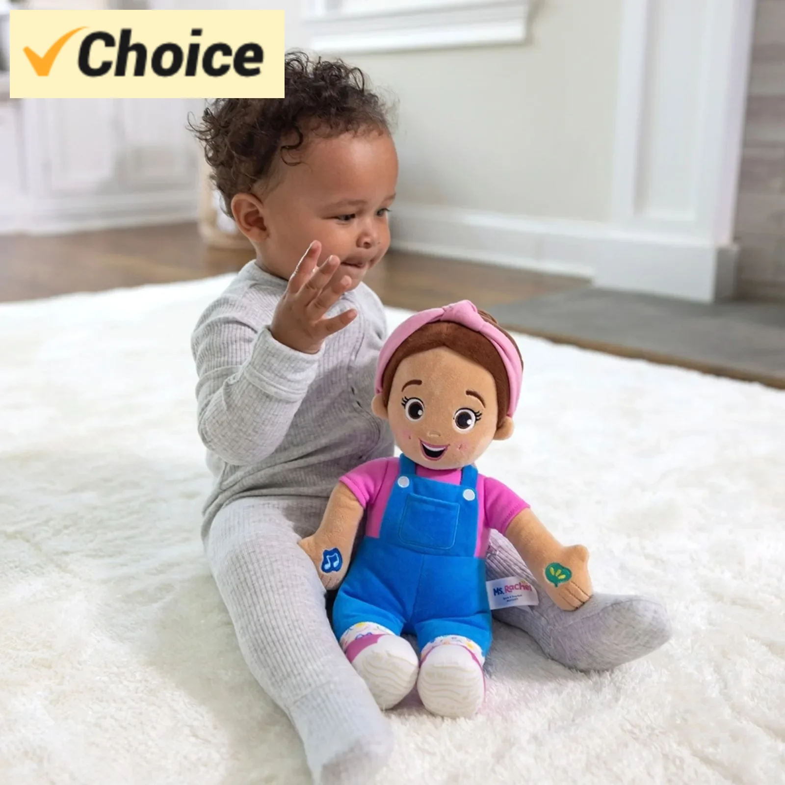 2024 NEW Popular Dolls of 2024 Miss Rachel Cute Plush Doll Toy Gift Cartoon Style Children\'s Rag Doll Doll