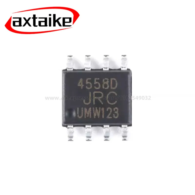 

20PCS JRC4558D 4558D JRC SOP-8 Dual Operational Amplifier Chip Brand New Authentic