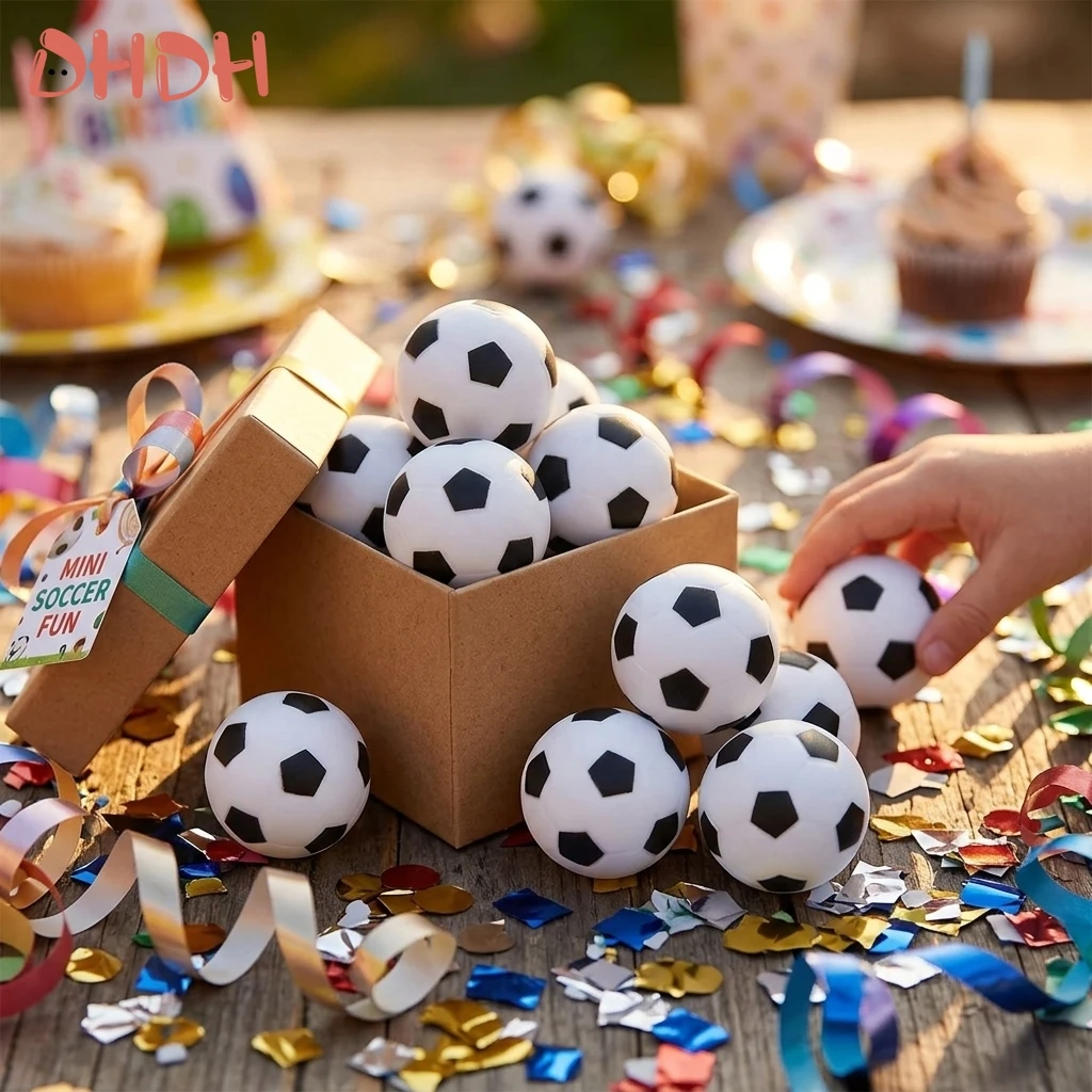 

Premium 5 10pcs 6 3cm Mini Soccer World Balls Rubber Stress Relief Soccer Ball Decorations Party Decorations Gifts High Quality