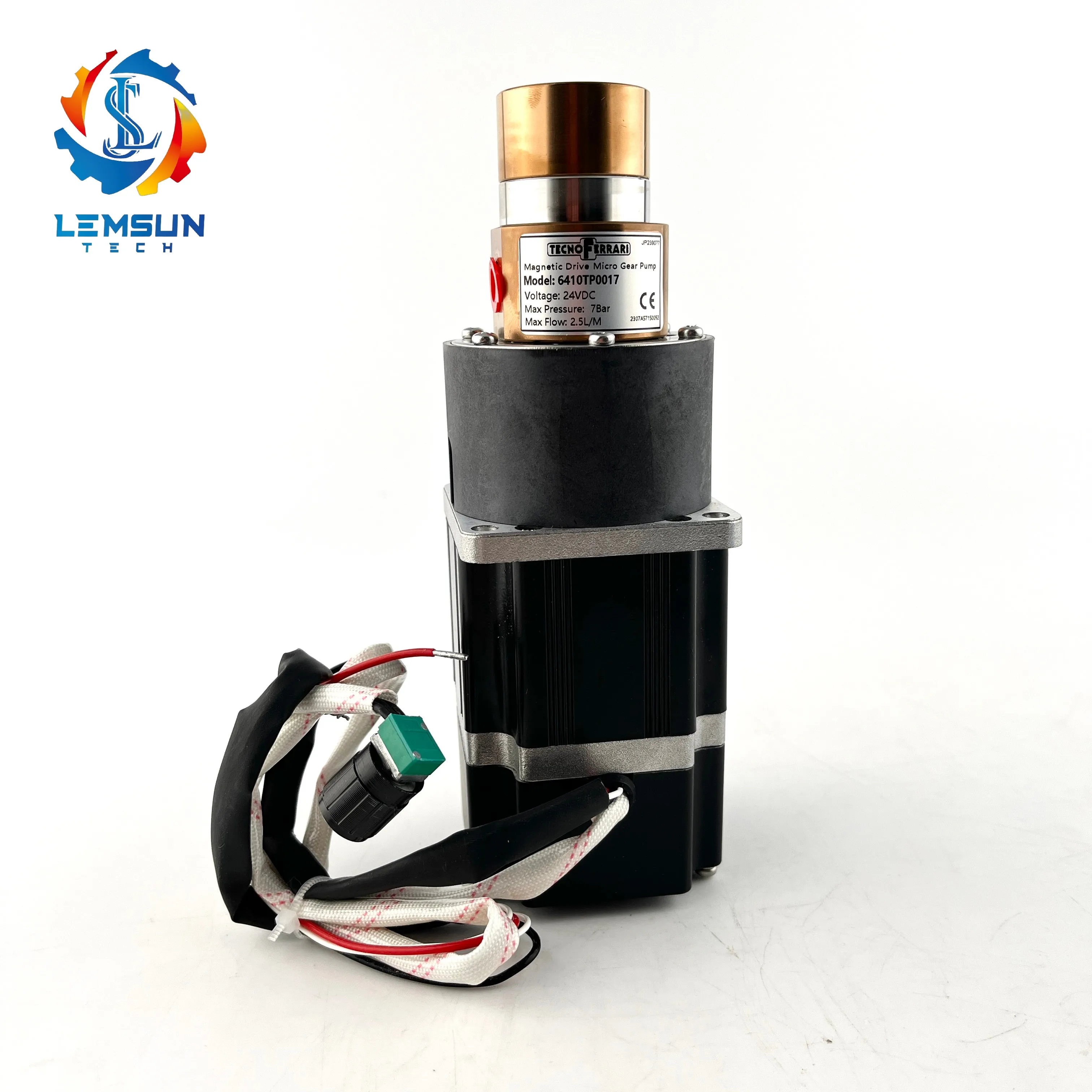 

Микроредукторный насос с магнитным приводом Tecnoferrari 6410TP0017 24 В 7 бар 2,5 л/м чернильный насос для струйного принтера в Китае