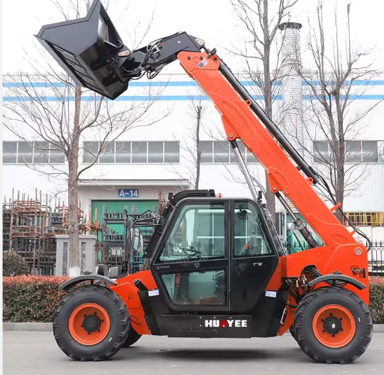 Customized Construction Machinery 7m 10m 14m Diesel Telehandler 4ton Telehandler Rotating Telehandler For Sale