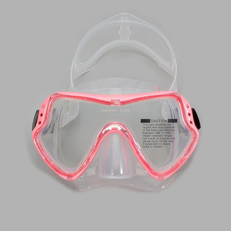 Diving goggles large frame silicone mask snorkel set full dry snorkeling mask adult men and women diving glasses