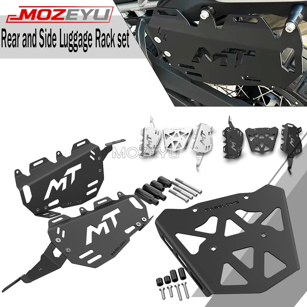 

For CFMOTO 450MT 450-MT 450 MT MT450 2023 2024 2025 2026 Motorcycle Luggage Rack Bracket Side Stand Saddle Bag Holder Side Bag