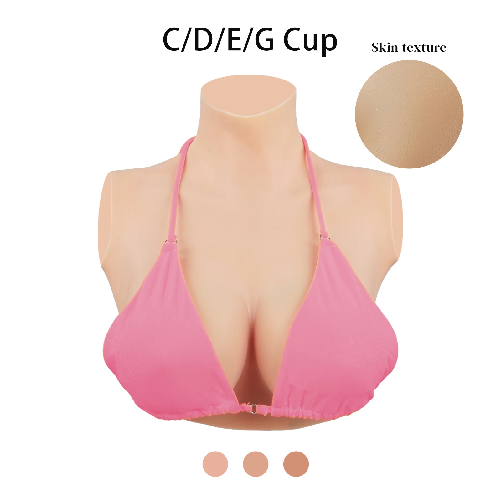 

CYOMI Silicone Fake Boobs Cosplay Breasts Forms Chest Huge Boob for Mastectomy Shemale Transgender Drag Queen Crossdressing