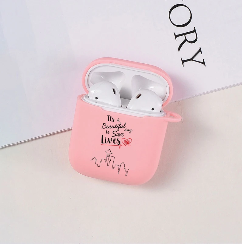 Greys Anatomy You are my person Soft Case For AirPods 1 2 3 4 Pro Cartoon Medicine Doctor Nurse Wireless Bluetooth Earphone Box