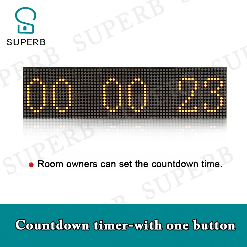 

escape room prop countdown timer press button to start the countdown timer and reset 2024 new prop timer prop escape room props