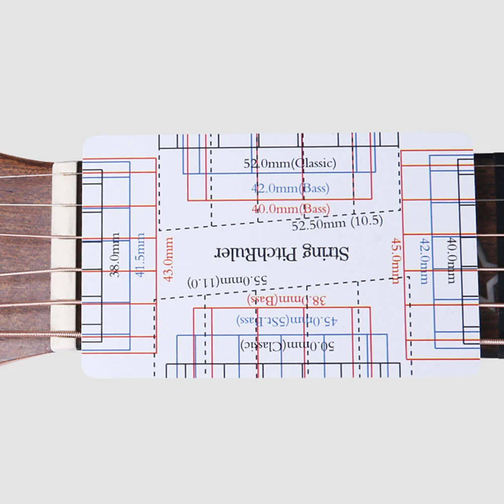 

2 Pcs Guitar String Caliper Fret Ruler Setup Tools Gauge Calipers Action Measuring