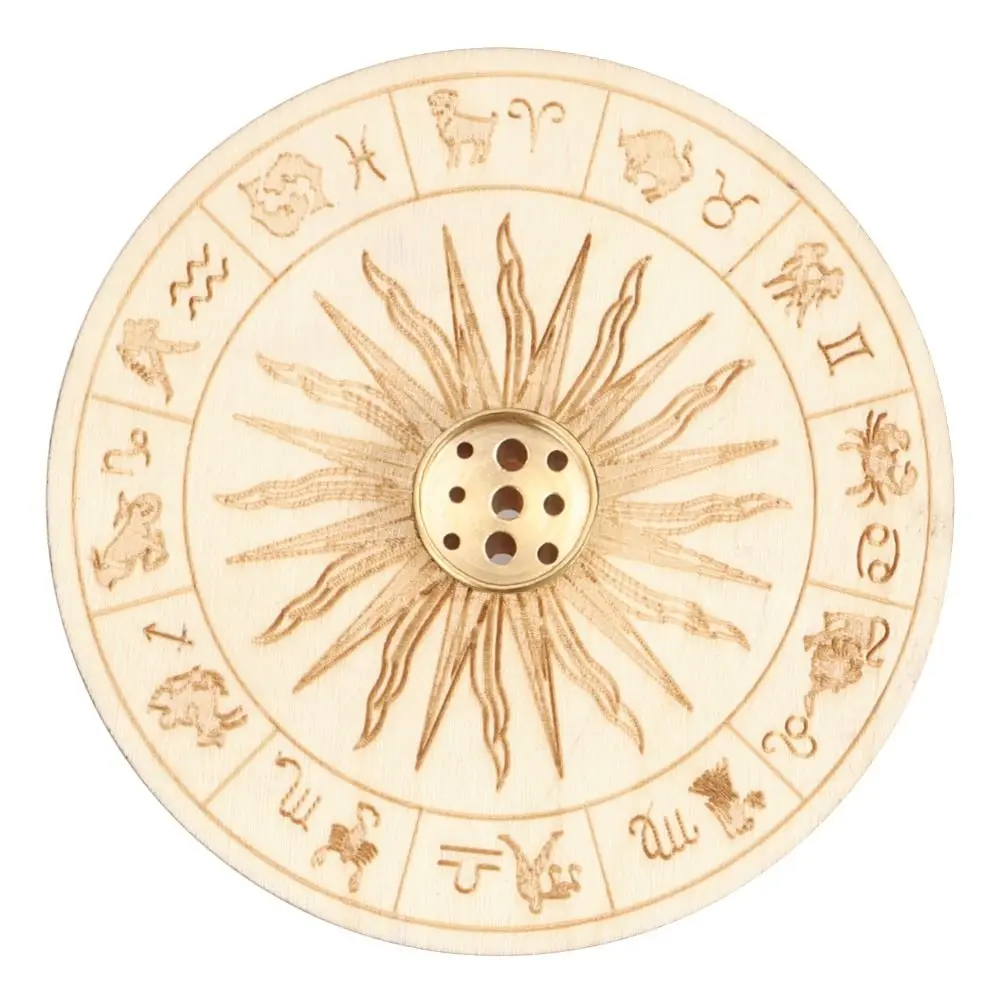 New Wood Incenses Holder 10cm with 9 Different Holes Incense Stick Holder Room Fragrance Accessories Aroma Stand Home Supplies - view 3