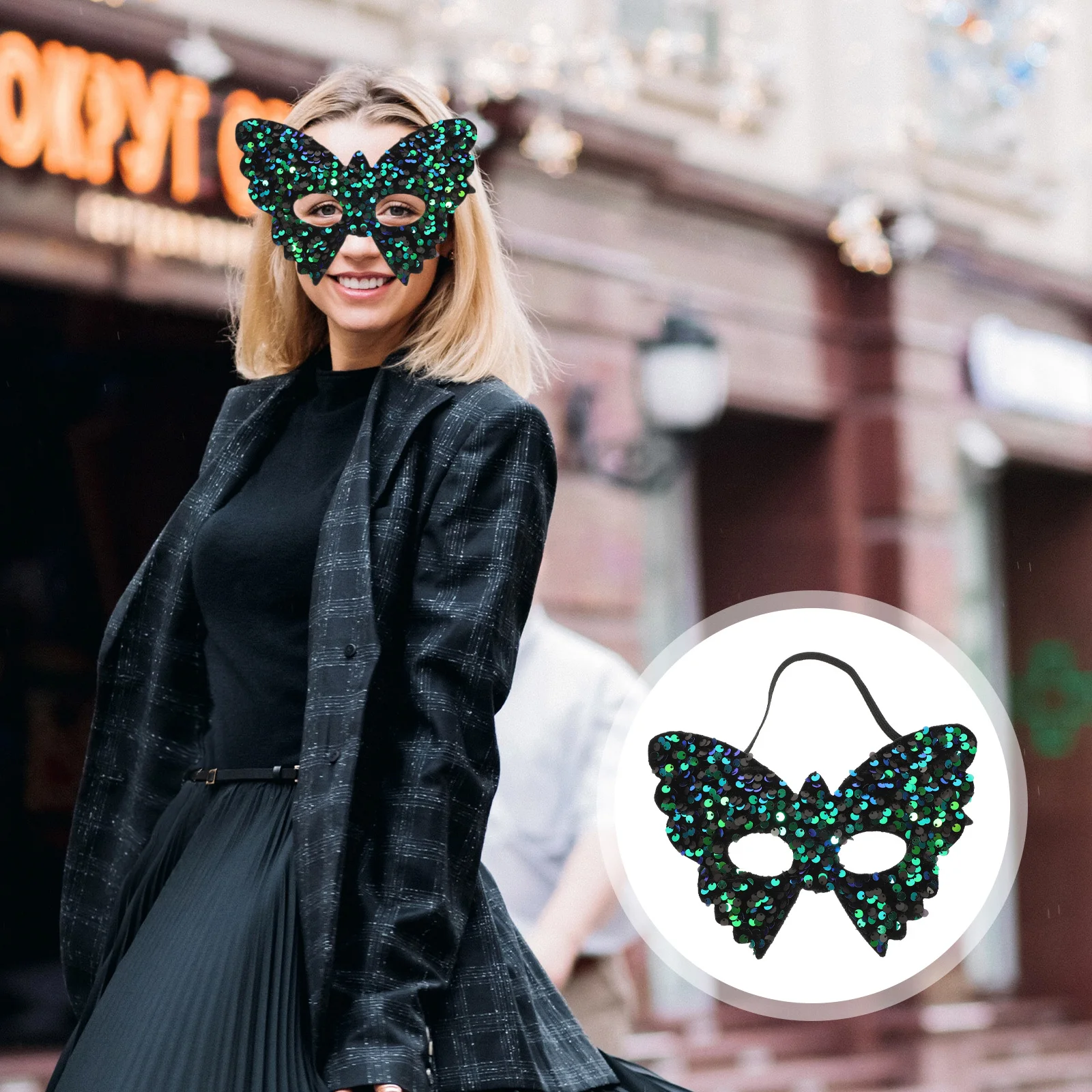 

Butterfly Mask for Masquerade Party Decorative Elegant Women Halloween Carnival Masks Parties Pvc Man
