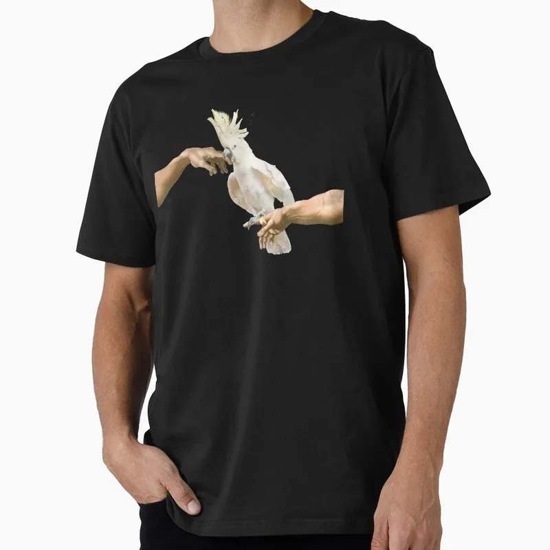 love hurts - cockatoo Funny Parrot Gift T-shirt for Birds Lover Short Sleeve Graphic Clothes All Size Tops Unisex Tee S-6XL