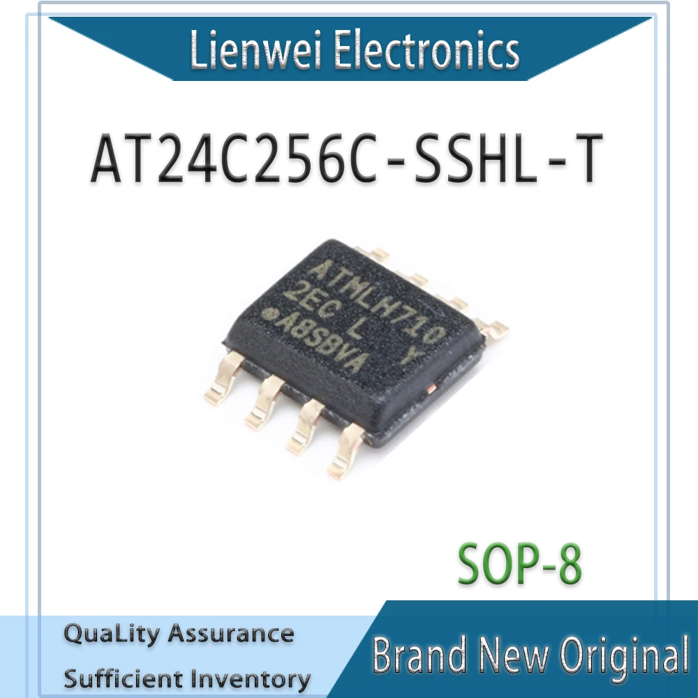 

100% New Original 2ECL AT24C256C-SSHL-T IC Chipset SOP-8 AT24C256C