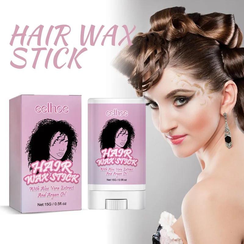 

Hair Wax Stick - Style Hair, Smooth Frizz, Manage Broken Hair, Add Shine, Long - Lasting Hold, Easy To Use, 15g