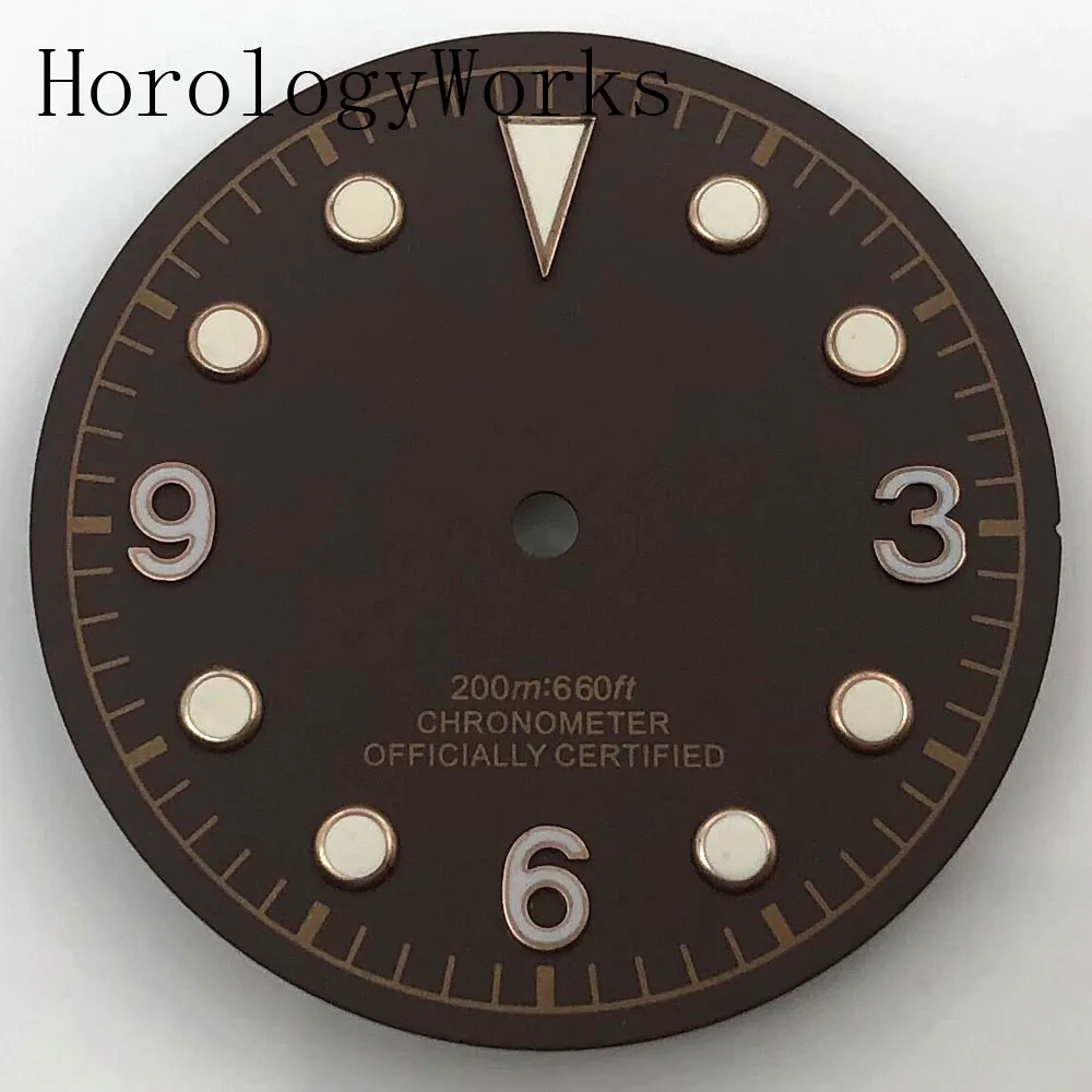 30.5 مللي متر الطلب مضيئة تناسب NH35/NH36 Miyota8205/8215/821A ETA2836/2824 Mingzhu2813/3804 حركة