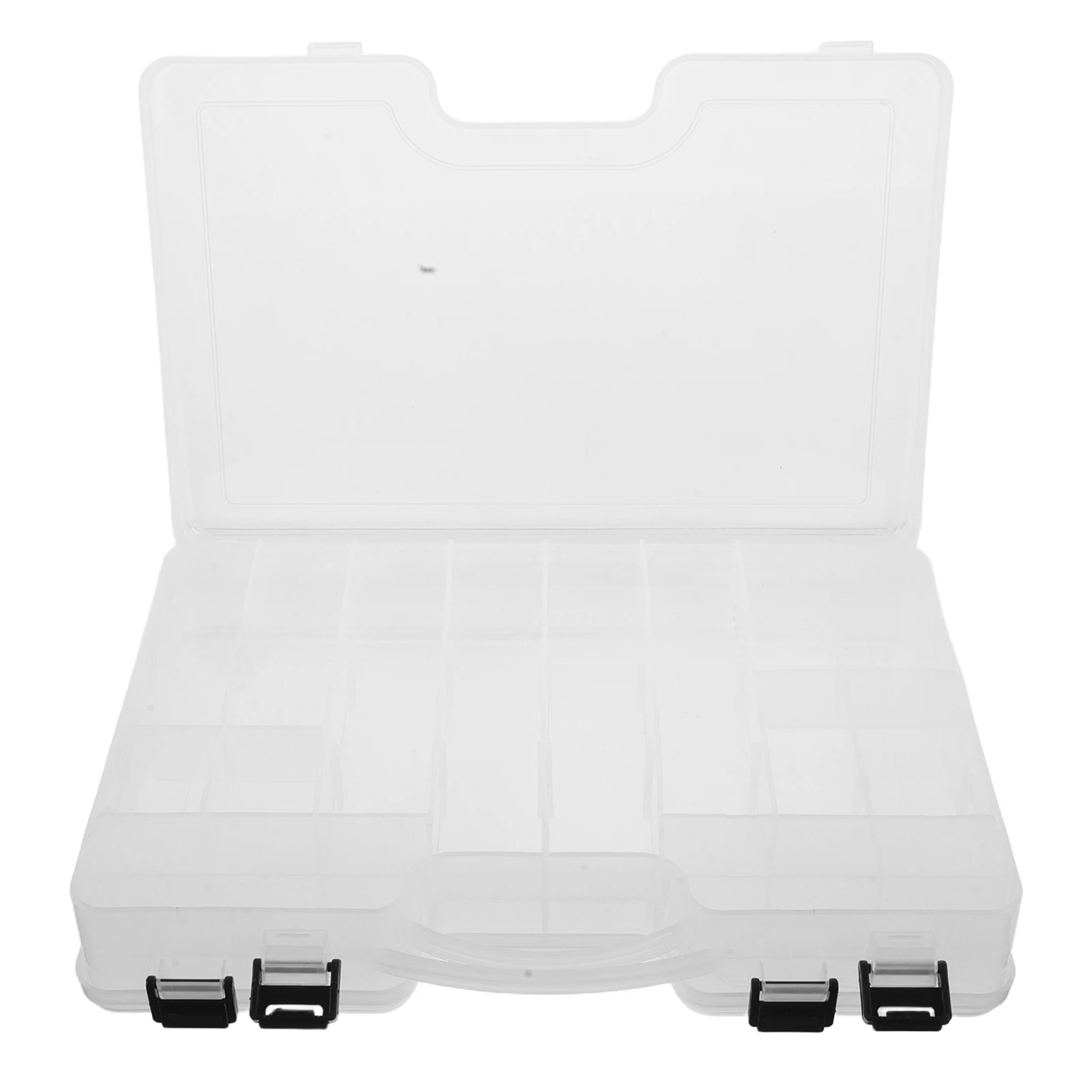 

Double Sided Large Capacity Fishing Tackle Organizer For Lures Hooks Accessories White Storage Box Durable Waterproof Portable