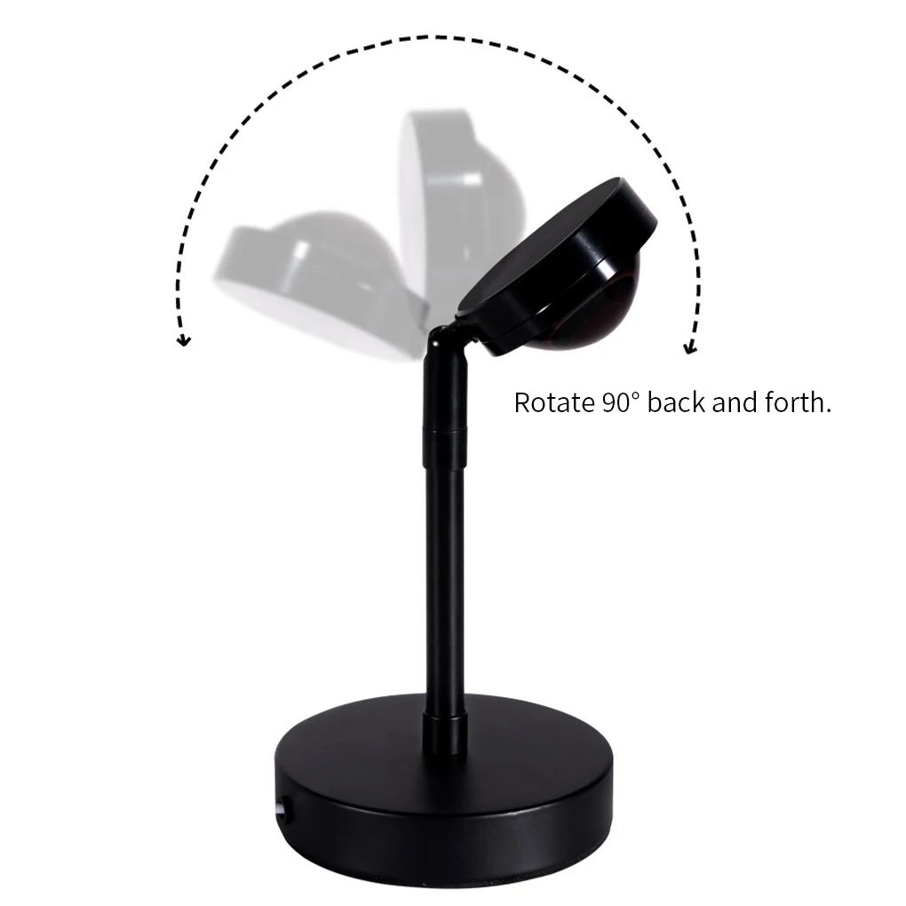 Projection Light LED 5W USB Projector Light Adjustable Photography Prop Atmosphere Lamp, Sunset