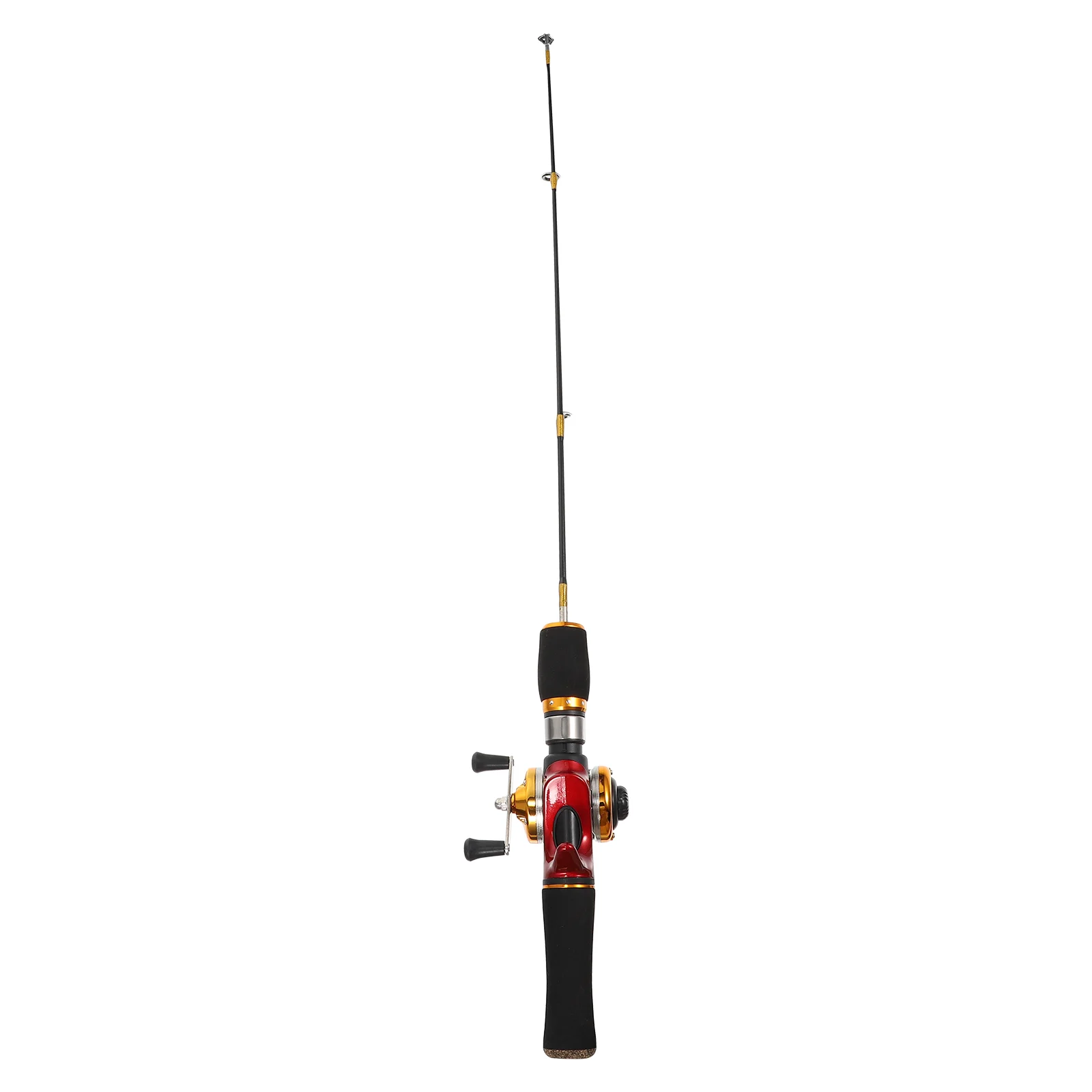 

Solid Winter Ice Fishing Rod Telescopic Pole Pulling Tape FRP Adjustable Portable